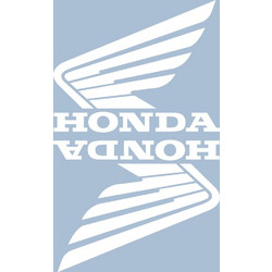 Αυτοκόλλητο Honda ζευγάρι Λευκό