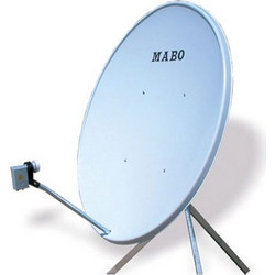 Δορυφορικό κάτοπτρο MABO 1.25Χ1.44 POLARM almn εύκολης εγκατάστασης με λευκό κάλυμμα ηλεκτροστατικής σκόνης