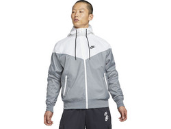 Nike Sportswear Αθλητικό Ανδρικό Μπουφάν Bomber Αντιανεμικό Λευκό DA0001-084
