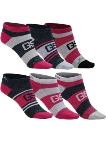 GSA Supercotton Kids Ultralight Low Cut Socks Παιδικές Κάλτσες, 6ζευγάρια - 50 Multicolor