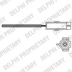 Delphi Αισθητήρας Λάμδα - ES10966-12B1