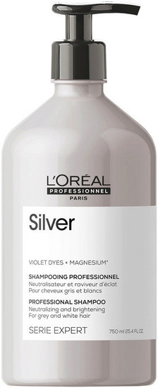 Σαμπουάν L'Oreal Professionnel Serie Expert Silver Σαμπουάν για Προστασία Χρώματος για Βαμμένα Μαλλιά 750ml