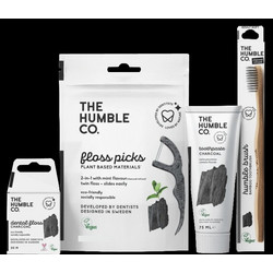 The Humble Co. BLACK BUNDLE Καινοτόμο Ολοκληρωμένο Πακέτο Καθαρισμού με Ενεργό Άνθρακα