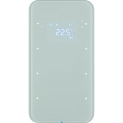 Touch Sensor R.1 Με Θερμοστάτη Γυαλί Λευκό 6 Μπουτόν Αφής Berker