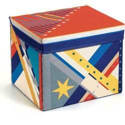 Κουτί Djeco Υφασμάτινο Παιχνιδόκουτο - Σκαμπό Oriental' Djeco 3+