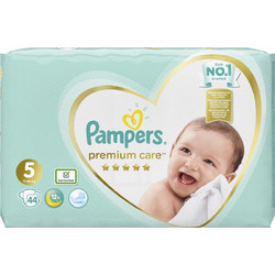 Pampers Premium Care Junior Πάνες No5 11-16kg 44τμχ