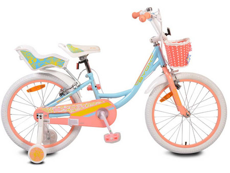 Byox Fashion Girl Παιδικό Ποδήλατο Πόλης 20" Αλουμινίου Ροζ Γαλάζιο