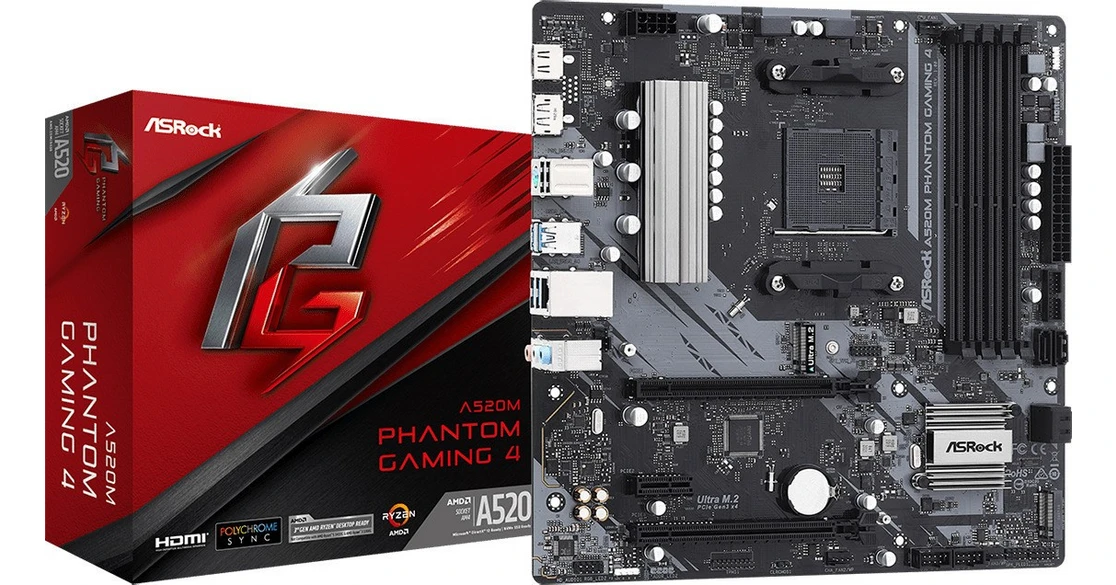 Asrock A M Phantom Gaming Motherboard Micro Atx Amd Am Socket