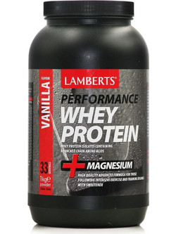Lamberts Performance Whey Protein +Magnesium Vanilla 1kg