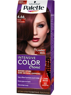 Schwarzkopf Palette Intensive Color Creme 4.66 Dark Red Intensive Μόνιμη Βαφή Μαλλιών 50ml