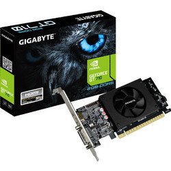 Gigabyte GeForce GT 710 2GB GDDR5 (GV-N710D5-2GL) Κάρτα Γραφικών