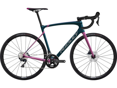 Ridley Fenix SLiC Disc Shimano Ultegra 2023 Ποδήλατο Δρόμου 28" Carbon με 22 Tαχύτητες και Δισκόφρενα Navy Μπλε Ροζ
