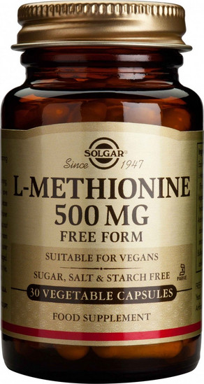 Solgar L-Methionine 500mg 30 Κάψουλες