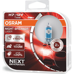 Osram H7 Night Breaker Laser 12V 55W 2τμχ