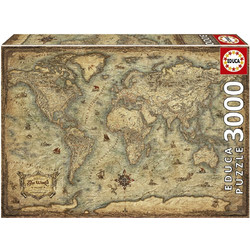 Puzzle Educa Map Of The World 3000 Κομμάτια