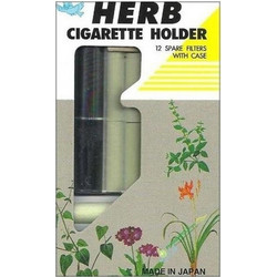 Herb Cigarette Holder 12 Ανταλλακτικά Φίλτρα με Θήκη