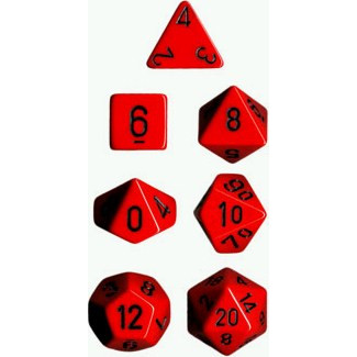 Chessex - Opaque - Red/Black