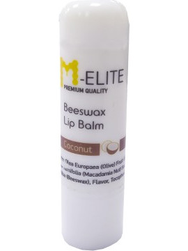M-Elite Coconut Beeswax Lip Balm 4ml