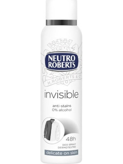 Neutro Roberts Invisible Αποσμητικό Spray 48h 150ml
