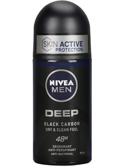 Nivea Deep Dry & Clean Feel Ανδρικό Αποσμητικό Roll On 48h 50ml