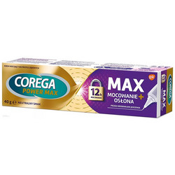 Corega Max Hold & Seal Στερεωτική Κρέμα Τεχνητής Οδοντοστοιχίας 40gr