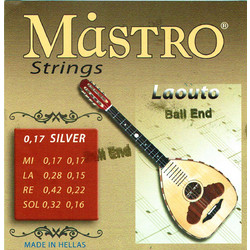 Mastro Silver Χορδές Λαούτου 17-32 Σετ