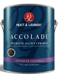 Pratt & Lambert Accolade Exterior Premium Paint & Primer Ακρυλικό Χρώμα Εξωτερικού Χώρου Λευκό 0.91lt