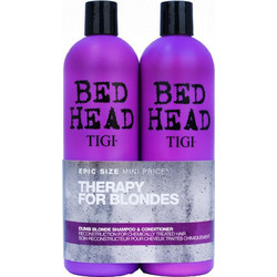 TIGI - Bed Head Dumb Blonde Shampoo + Conditioner 2 x 750 ml / Beauty