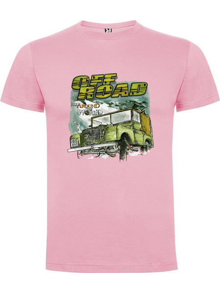 Green Off-Road Cruiser Tshirt σε χρώμα Ροζ Small