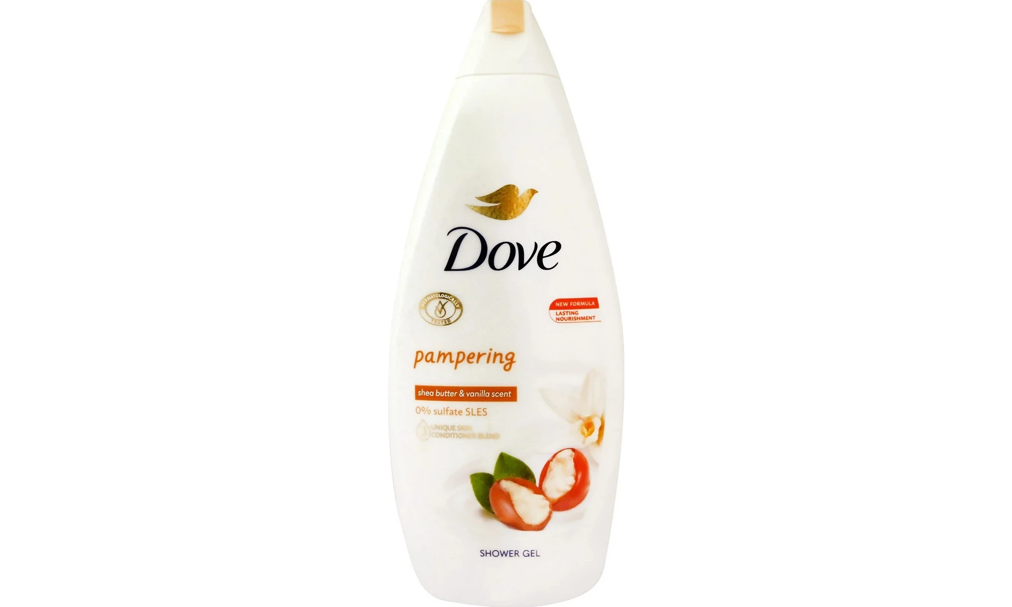 Dove Pampering Shea Butter Αφρόλουτρο σε Gel 720ml BestPrice gr