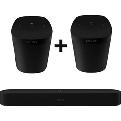 Sonos Beam Gen2 + 2x Sonos One SL Wireless 5.1 Premium Immersive Set