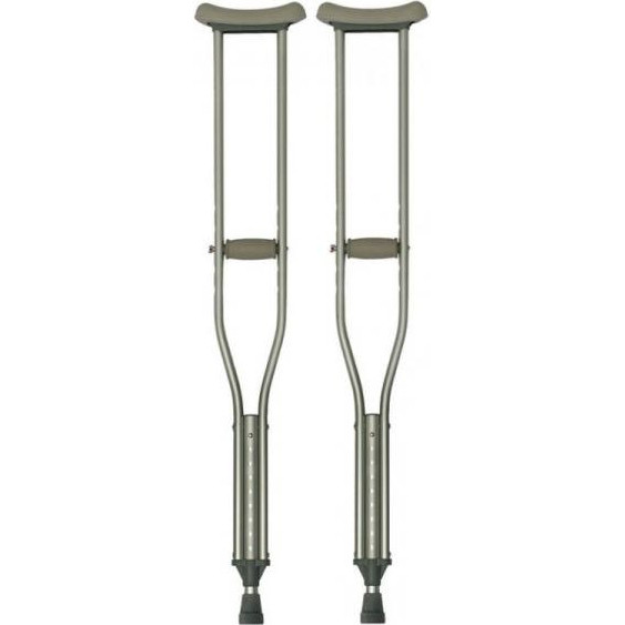 ANATOMIC HELP 0620 - Medium Metallic Crutch 125-140cm 2pcs