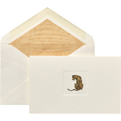 Σετ Φάκελοι Αλληλογραφίας και Κάρτες Smythson Tiger Notelets