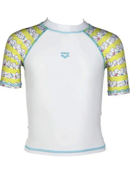 Arena Αντηλιακό UV Παιδικό Μαγιό Μπλούζα για Κορίτσι Λευκό 003588-165