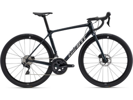 Giant TCR Advanced 2 PC 2022 Ποδήλατο Δρόμου 28" Carbon με 22 Ταχύτητες και Δισκόφρενα Μαύρο