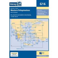 Ναυτικοί Χάρτες Imray Δυτική Πελοπόννησος - EVAL 01893-09