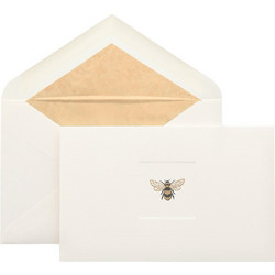 Σετ Φάκελοι Αλληλογραφίας και Κάρτες Smythson Bee Notelets