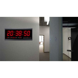 Πινακίδα LED Ρολόι Τοίχου Ψηφιακό Πλαστικό 46x22cmΚωδικός: 14030381