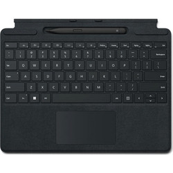 Microsoft Surface Pro X Signature + Pen Black Ασύρματο Πληκτρολόγιο με TouchPad για Tablet