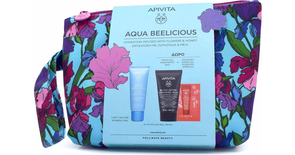 Apivita Aqua Beelicious Comfort Light Cream Gel Ml Black Detox Face