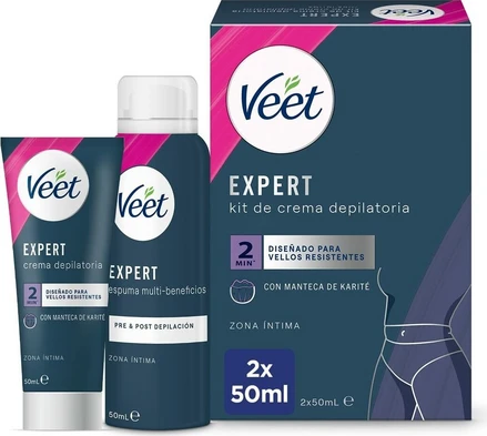 Veet Expert Bikini Κιτ Αποτρίχωσης 2x50ml BestPrice gr