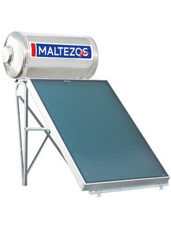 Maltezos GL Ηλιακός Θερμοσίφωνας 125lt 1.5m² Glass Τριπλής Ενέργειας
