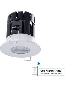 V-TAC 1424 LED Φωτιστικό Spot οροφής 10W PRO Smart Πυρίμαχο με εναλλαγή φωτισμού και Dimmable
