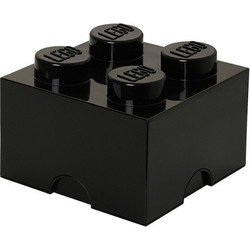 Κουτί αποθήκευσης LEGO(R)τετράγωνο μικρό μαύρο 25x25x18cm
