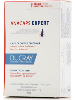 Ducray Anacaps Expert Συμπλήρωμα Διατροφής κατά της Τριχόπτωσης 30τμχ