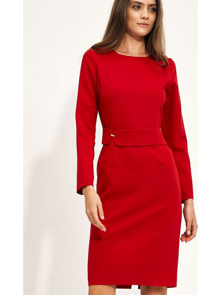 Nife Mini Κόκκινο Φόρεμα S206