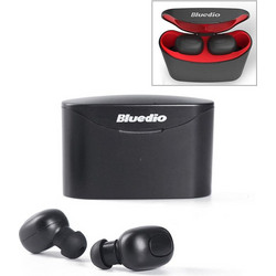 Bluedio TWS T-elf Bluetooth Version 5.0 In-Ear Bluetooth Headset with Headphone Charging Cabin(Red)