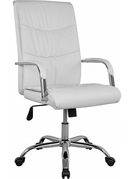 HomeMarkt Καρέκλα Γραφείου με Ανάκλιση Άσπρη HM1044.12