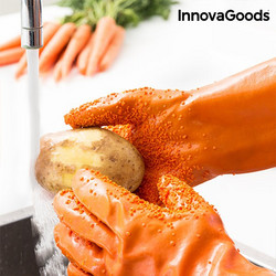 Γάντια για Καθαρισμό και Ξεφλούδισμα Λαχανικών και Φρούτων Innovagoods