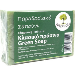 Natprod Κλασσικό Πράσινο Παραδοσιακό Σαπούνι 100gr